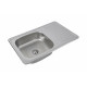 Кухонна мийка з нержавіючої сталі Platinum САТИН 7850 (0,8/180 мм)