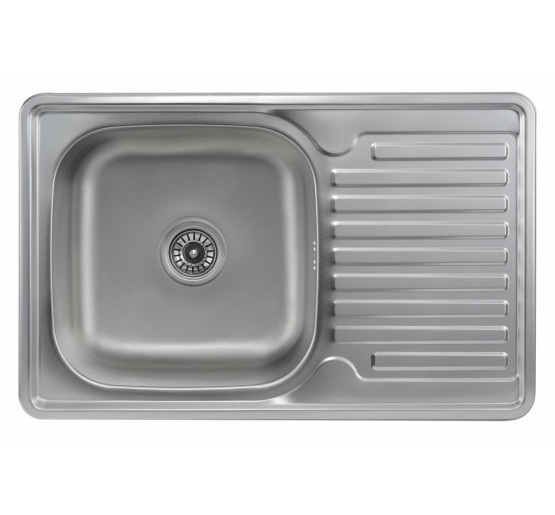 Кухонная мойка из нержавеющей стали Platinum САТИН 7850 (0,8/180 мм)