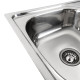 Кухонна мийка Platinum з нержавіючої сталі прямокутна ПОЛІРОВКА 7848 (0,8/180 мм)