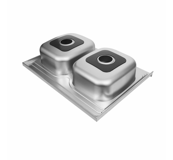 Кухонна мийка з нержавіючої сталі Platinum САТИН 8060D (0,7/180 мм)