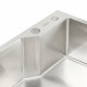 Кухонна мийка Platinum Handmade 650х430х220 (товщина 3,0/1,5 мм корзина та дозатор в комплекті)
