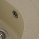 Гранітна мийка для кухні Platinum 510 LUNA матова Пісок