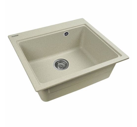 Гранітна мийка для кухні Platinum 5852 VESTA матова Топаз