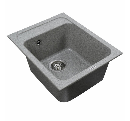Гранітна мийка для кухні Platinum 4050 KORRADO матова Сіра
