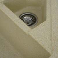 Гранітна мийка для кухні Platinum 9950 PANDORA матова Пісок