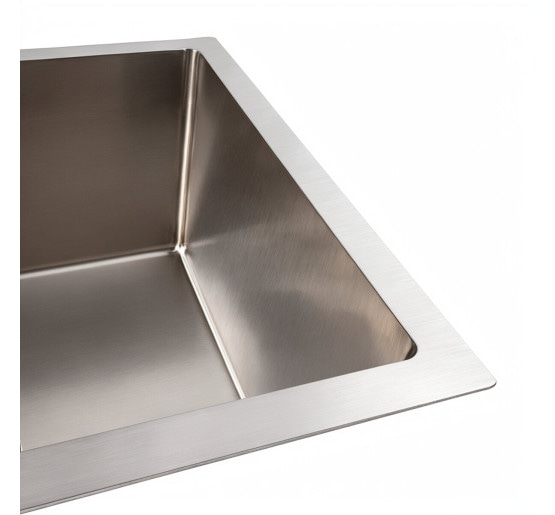 Кухонна мийка Platinum 58*43 нержавійка монтаж під столешню HSB (квадратний сифон 3,0/1,0)