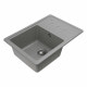 Гранітна мийка для кухні Platinum 6243 LIANA матова Сіра