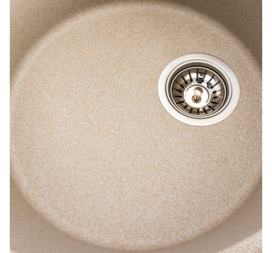 Гранітна мийка для кухні Platinum 5847 ONYX матова (сафарі)