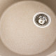 Гранітна мийка для кухні Platinum 5847 ONYX матова (сафарі)