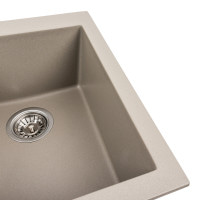 Гранітна мийка для кухні Platinum 4150 SOKIL матовий Титан