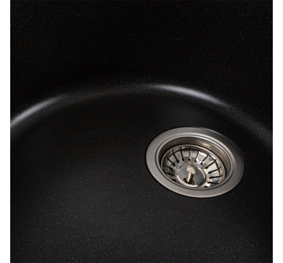 Гранітна мийка для кухні Platinum 7750 LIRA матовий Моріон