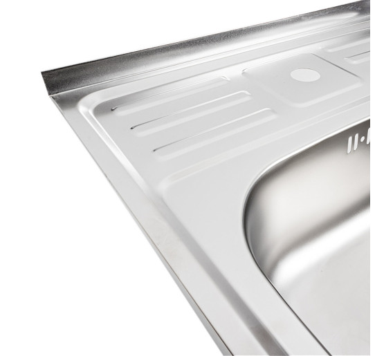 Кухонная мойка из нержавеющей стали Platinum САТИН 5060 (0,7/160 мм)