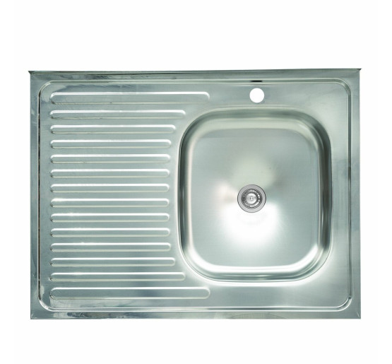 Мийка кухонна з нержавіючої сталі Platinum 8060 R (0,4/120 мм)