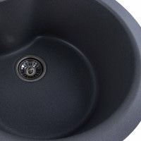 Гранітна мийка для кухні Platinum 480 TURAS матова Сірий мусон