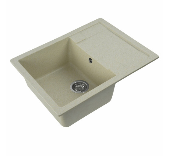 Гранітна мийка для кухні Platinum 6550 INTENSO матова Пісок