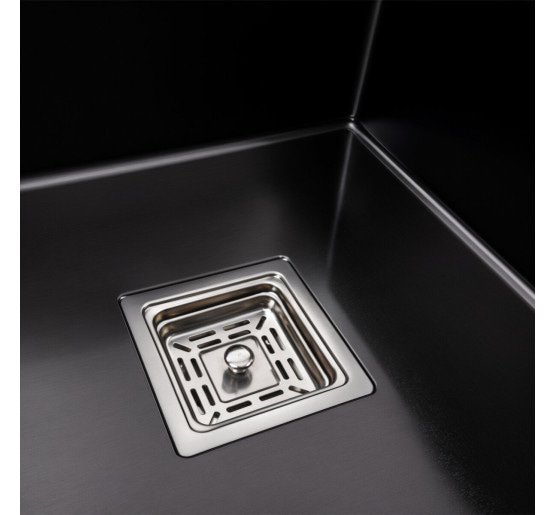 Кухонна мийка Platinum Handmade 65*50(квадратний сифон 3,0/1)