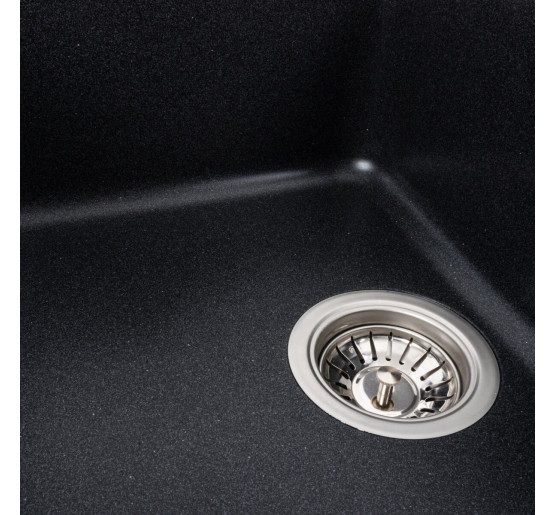 Гранітна мийка для кухні Platinum 7850 VERONA матовий Карбон