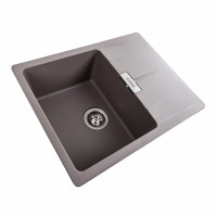 Гранітна мийка для кухні Platinum 6250 ZIRKONE матова Дюна