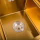 Кухонна мийка Platinum Handmade PVD мідна 580x480x220 R (3,0/1,5 мм корзина та дозатор в комплекті)