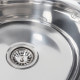 Кухонна мийка з нержавіючої сталі Platinum ПОЛІРОВКА 490 (0,6/170 мм)
