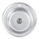 Кухонна мийка з нержавіючої сталі Platinum 510 ДЕКОР (0,6/170 мм)