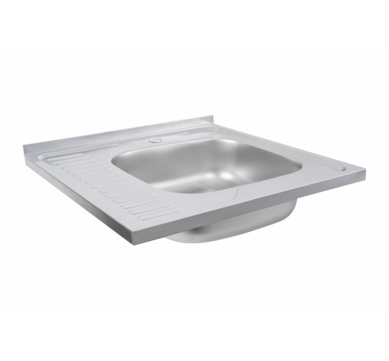 Кухонна мийка з нержавіючої сталі Platinum САТИН 6060 R (0,7/160 мм)
