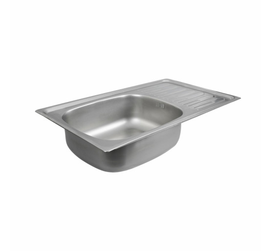 Кухонная мойка из нержавеющей стали Platinum САТИН 7645 (0,8/180 мм)