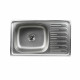 Кухонна мийка з нержавіючої сталі Platinum САТИН 7645 (0,8/180 мм)