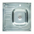 Мийка кухонна з нержавіючої сталі Platinum 6060 R (0,4/120 мм)
