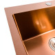 Кухонная мойка Platinum Handmade PVD медь 500x500x220 (3,0/1,5 мм корзина и дозатор в комплекте)