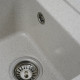 Гранітна мийка для кухні Platinum 4050 KORRADO матова Топаз