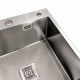 Мийка PVD Platinum Handmade HSBB 500x500x220 нержавійка (квадратний сифон,3.0/1.0)