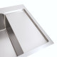 Мийка PVD Platinum Handmade 650x500x230 L нержавійка (квадратний сифон 3,0/1,0)