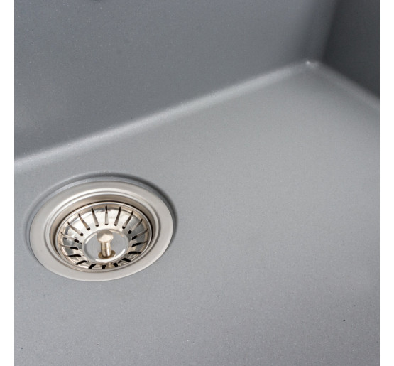 Гранітна мийка для кухні Platinum 7850 Bogema матова (сірий металік)