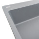 Гранитная мойка для кухни Platinum 7850 Bogema матовая (серый металлик)