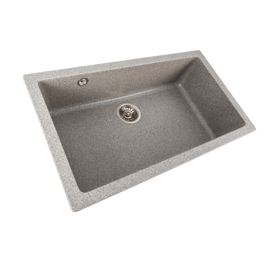 Гранітна мийка для кухні Platinum 7945 Paruana матова (сіра)
