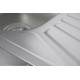 Кухонная мойка из нержавеющей стали прямоугольная Platinum САТИН 7848 (0,8/180 мм)