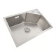 Кухонна мийка Platinum Handmade 580х430х220 (з кріпленням +повна комплектація)