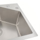 Кухонная мойка Platinum Handmade 580х430х220 (с креплением + полная комплектация)