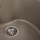 Гранітна мийка для кухні Platinum 480 TURAS матовий Титан