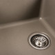 Гранітна мийка для кухні Platinum 6243 LIANA матовий Титан