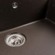 Гранітна мийка для кухні Platinum 7850 Bogema матова Темна скеля