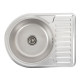 Кухонная мойка из нержавеющей стали Platinum ДЕКОР 5844 (0,8/180 мм)