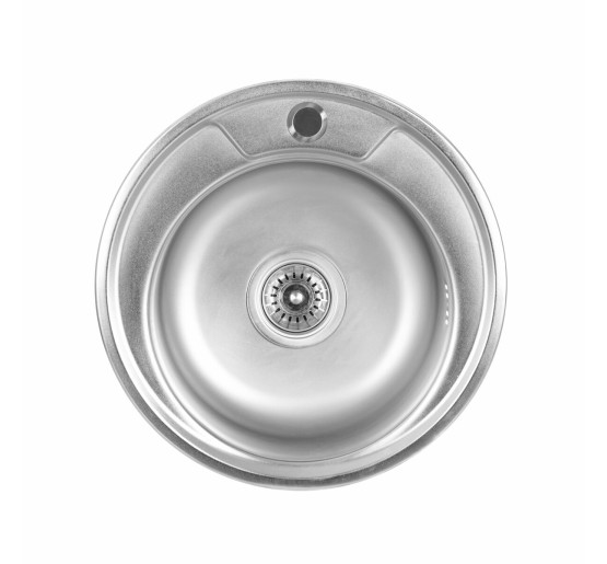 Кухонна мийка з нержавіючої сталі Platinum САТИН 450 (0,6/170 мм)