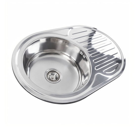 Кухонна мийка з нержавіючої сталі Platinum 7750 ПОЛІРОВКА (0,8/180 мм)