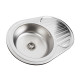 Кухонна мийка з нержавіючої сталі Platinum ДЕКОР 7750 (0,8/180 мм)