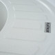 Гранітна мийка для кухні Platinum 6250 SOUL матова Білосніжна