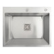 Кухонна мийка Platinum Handmade 60*50 (600x500x230 мм) HSB нержавійка