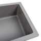 Гранітна мийка для кухні Platinum 7945 Paruana матова (сірий мусон)