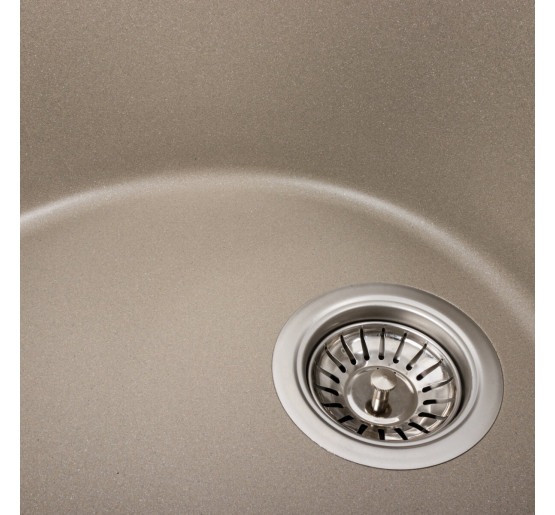 Гранітна мийка для кухні Platinum 5847 ONYX матовий Титан